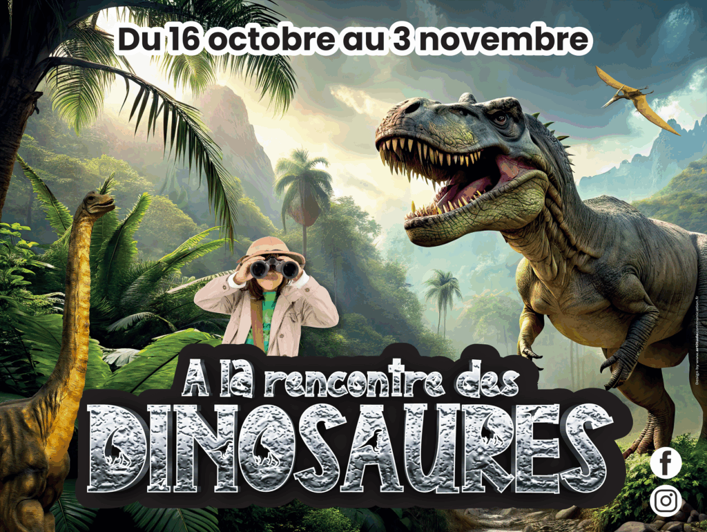 Exposition de dinosaures - Animation Centre Commercial Médicis