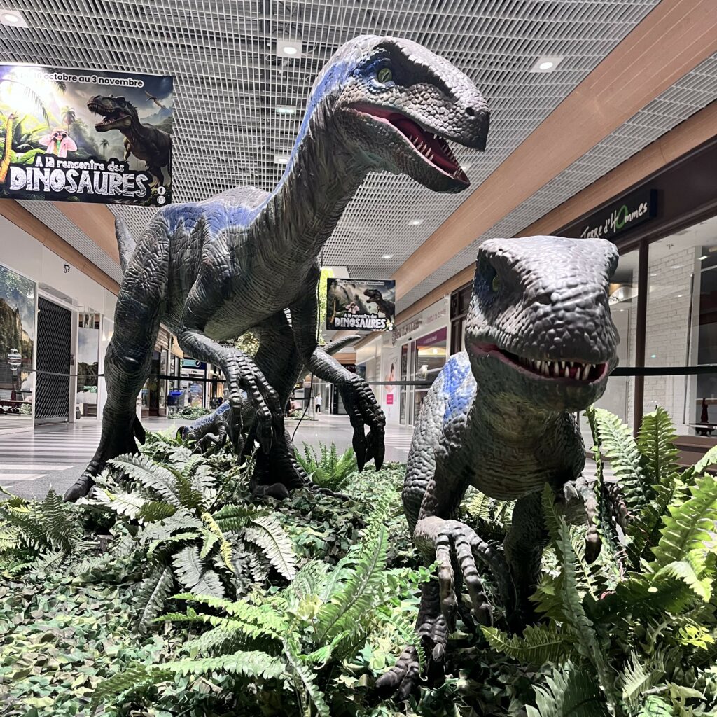 Exposition de dinosaures - Animation Centre Commercial Médicis